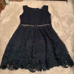 Green lace dress size large